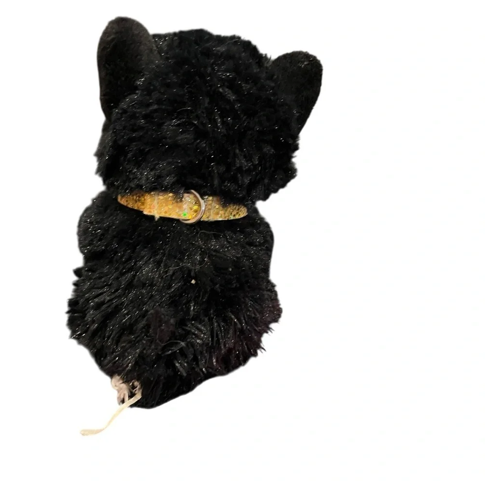Justice pet shop pixie the black cat plush toy with treats retro y2k